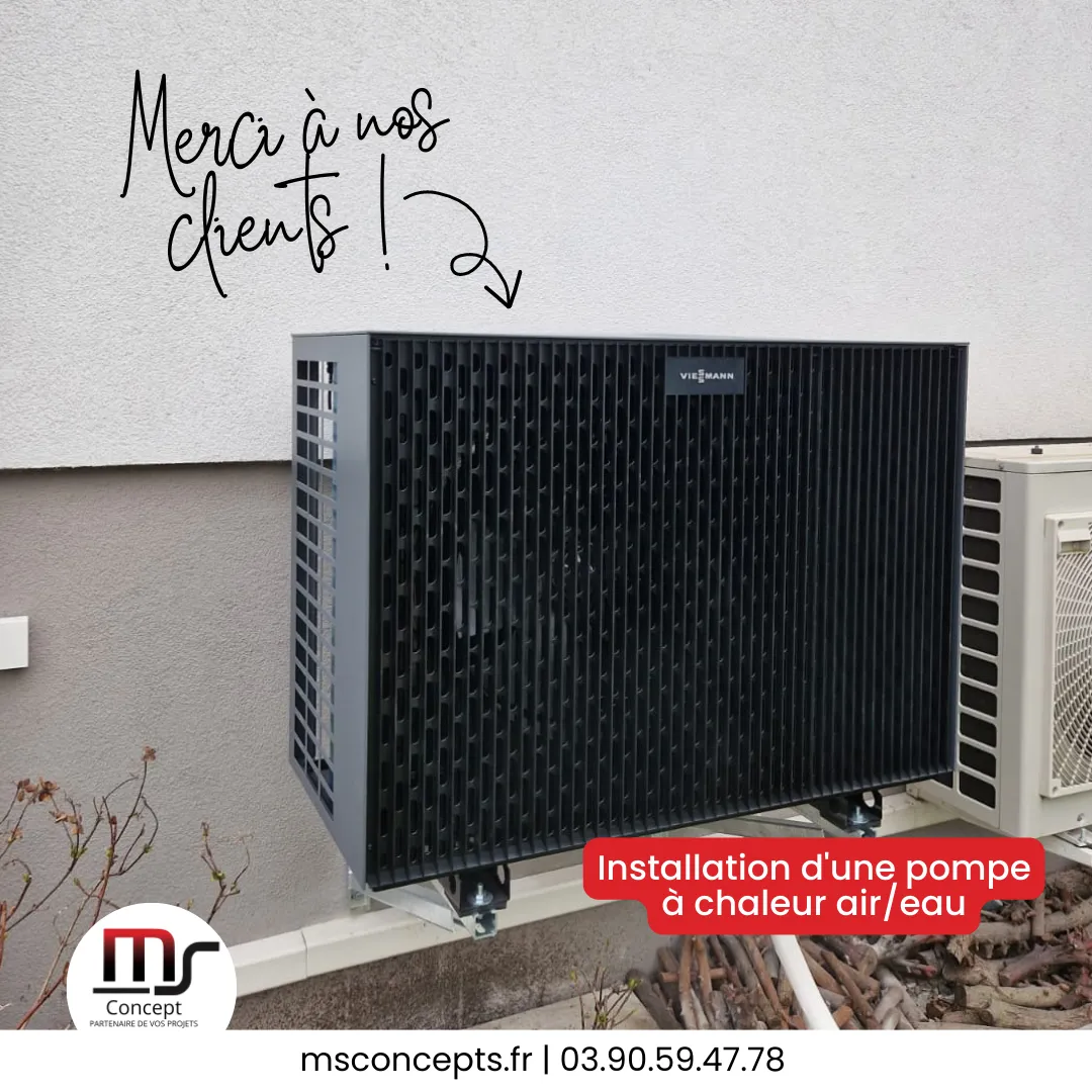Réalisation pompe à chaleur